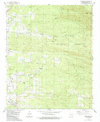 Vandervoort Arkansas Historical topographic map, 1:24000 scale, 7.5 X 7.5 Minute, Year 1984