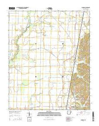 Vanndale Arkansas Current topographic map, 1:24000 scale, 7.5 X 7.5 Minute, Year 2014