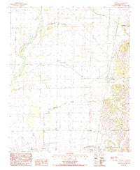 Vanndale Arkansas Historical topographic map, 1:24000 scale, 7.5 X 7.5 Minute, Year 1984