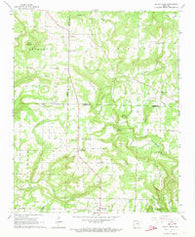 Velvet Ridge Arkansas Historical topographic map, 1:24000 scale, 7.5 X 7.5 Minute, Year 1965