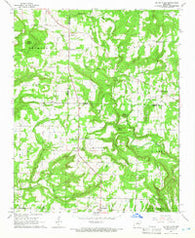 Velvet Ridge Arkansas Historical topographic map, 1:24000 scale, 7.5 X 7.5 Minute, Year 1965