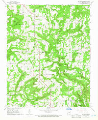 Velvet Ridge Arkansas Historical topographic map, 1:24000 scale, 7.5 X 7.5 Minute, Year 1965