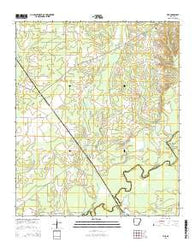 Vick Arkansas Current topographic map, 1:24000 scale, 7.5 X 7.5 Minute, Year 2014