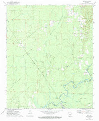 Vick Arkansas Historical topographic map, 1:24000 scale, 7.5 X 7.5 Minute, Year 1971