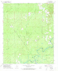 Vick Arkansas Historical topographic map, 1:24000 scale, 7.5 X 7.5 Minute, Year 1971