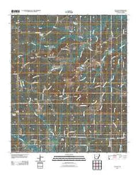 Village Arkansas Historical topographic map, 1:24000 scale, 7.5 X 7.5 Minute, Year 2011