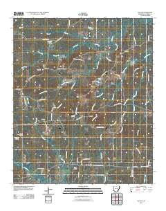 Village Arkansas Historical topographic map, 1:24000 scale, 7.5 X 7.5 Minute, Year 2011