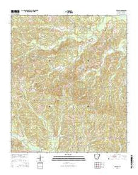 Village Arkansas Current topographic map, 1:24000 scale, 7.5 X 7.5 Minute, Year 2014
