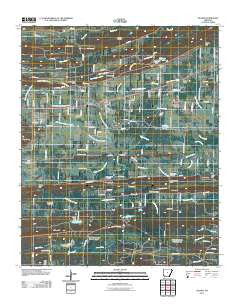 Vilonia Arkansas Historical topographic map, 1:24000 scale, 7.5 X 7.5 Minute, Year 2011