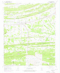Vilonia Arkansas Historical topographic map, 1:24000 scale, 7.5 X 7.5 Minute, Year 1963