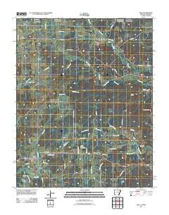 Viola Arkansas Historical topographic map, 1:24000 scale, 7.5 X 7.5 Minute, Year 2011