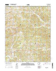 Viola Arkansas Current topographic map, 1:24000 scale, 7.5 X 7.5 Minute, Year 2014