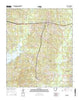 Waldo Arkansas Current topographic map, 1:24000 scale, 7.5 X 7.5 Minute, Year 2014