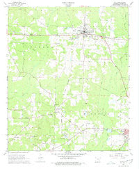 Waldo Arkansas Historical topographic map, 1:24000 scale, 7.5 X 7.5 Minute, Year 1968