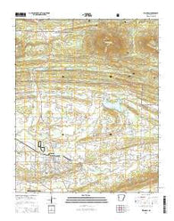 Waldron Arkansas Current topographic map, 1:24000 scale, 7.5 X 7.5 Minute, Year 2014