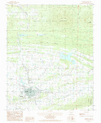 Waldron Arkansas Historical topographic map, 1:24000 scale, 7.5 X 7.5 Minute, Year 1983