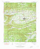 Waldron Arkansas Historical topographic map, 1:62500 scale, 15 X 15 Minute, Year 1939
