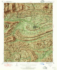 Waldron Arkansas Historical topographic map, 1:62500 scale, 15 X 15 Minute, Year 1939