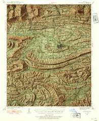 Waldron Arkansas Historical topographic map, 1:62500 scale, 15 X 15 Minute, Year 1939