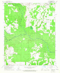 Walker Arkansas Historical topographic map, 1:24000 scale, 7.5 X 7.5 Minute, Year 1964