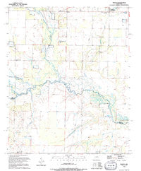 Walker Arkansas Historical topographic map, 1:24000 scale, 7.5 X 7.5 Minute, Year 1994