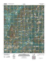 Walkerville Arkansas Historical topographic map, 1:24000 scale, 7.5 X 7.5 Minute, Year 2011