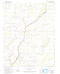 Walnut Ridge SE Arkansas Historical topographic map, 1:24000 scale, 7.5 X 7.5 Minute, Year 1965