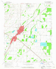 Walnut Ridge Arkansas Historical topographic map, 1:24000 scale, 7.5 X 7.5 Minute, Year 1965