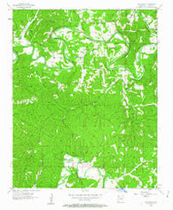 War Eagle Arkansas Historical topographic map, 1:24000 scale, 7.5 X 7.5 Minute, Year 1957