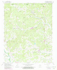 Warm Springs Arkansas Historical topographic map, 1:24000 scale, 7.5 X 7.5 Minute, Year 1967