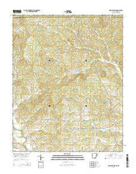 Warm Springs Arkansas Current topographic map, 1:24000 scale, 7.5 X 7.5 Minute, Year 2014