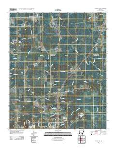Warren NE Arkansas Historical topographic map, 1:24000 scale, 7.5 X 7.5 Minute, Year 2011