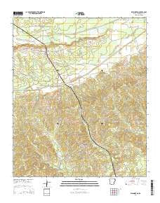 Washington Arkansas Current topographic map, 1:24000 scale, 7.5 X 7.5 Minute, Year 2014