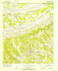 Washington Arkansas Historical topographic map, 1:24000 scale, 7.5 X 7.5 Minute, Year 1951