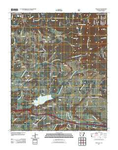 Watalula Arkansas Historical topographic map, 1:24000 scale, 7.5 X 7.5 Minute, Year 2011