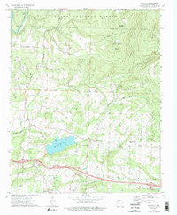 Watalula Arkansas Historical topographic map, 1:24000 scale, 7.5 X 7.5 Minute, Year 1973