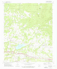 Watalula Arkansas Historical topographic map, 1:24000 scale, 7.5 X 7.5 Minute, Year 1973