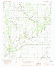 Watkins Corner Arkansas Historical topographic map, 1:24000 scale, 7.5 X 7.5 Minute, Year 1982