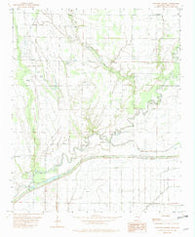 Watkins Corner Arkansas Historical topographic map, 1:24000 scale, 7.5 X 7.5 Minute, Year 1982