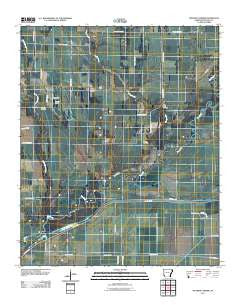Watkins Corner Arkansas Historical topographic map, 1:24000 scale, 7.5 X 7.5 Minute, Year 2011