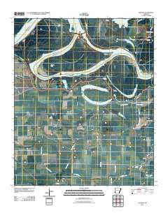 Watson Arkansas Historical topographic map, 1:24000 scale, 7.5 X 7.5 Minute, Year 2011