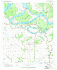 Watson Arkansas Historical topographic map, 1:24000 scale, 7.5 X 7.5 Minute, Year 1969