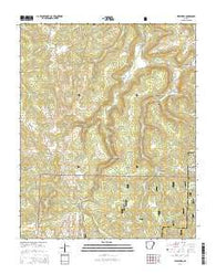 Weathers Arkansas Current topographic map, 1:24000 scale, 7.5 X 7.5 Minute, Year 2014