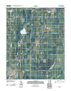 Weiner Arkansas Historical topographic map, 1:24000 scale, 7.5 X 7.5 Minute, Year 2011