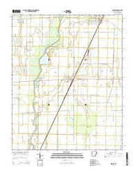 Weiner Arkansas Current topographic map, 1:24000 scale, 7.5 X 7.5 Minute, Year 2014