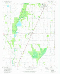 Weiner Arkansas Historical topographic map, 1:24000 scale, 7.5 X 7.5 Minute, Year 1980
