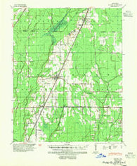 Weiner Arkansas Historical topographic map, 1:62500 scale, 15 X 15 Minute, Year 1939