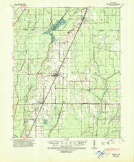 Weiner Arkansas Historical topographic map, 1:62500 scale, 15 X 15 Minute, Year 1939