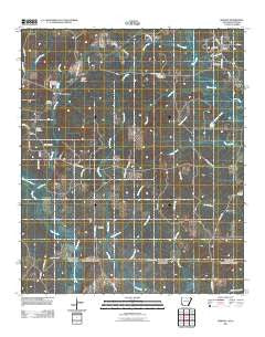Wesson Arkansas Historical topographic map, 1:24000 scale, 7.5 X 7.5 Minute, Year 2011