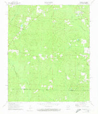 Wesson Arkansas Historical topographic map, 1:24000 scale, 7.5 X 7.5 Minute, Year 1971